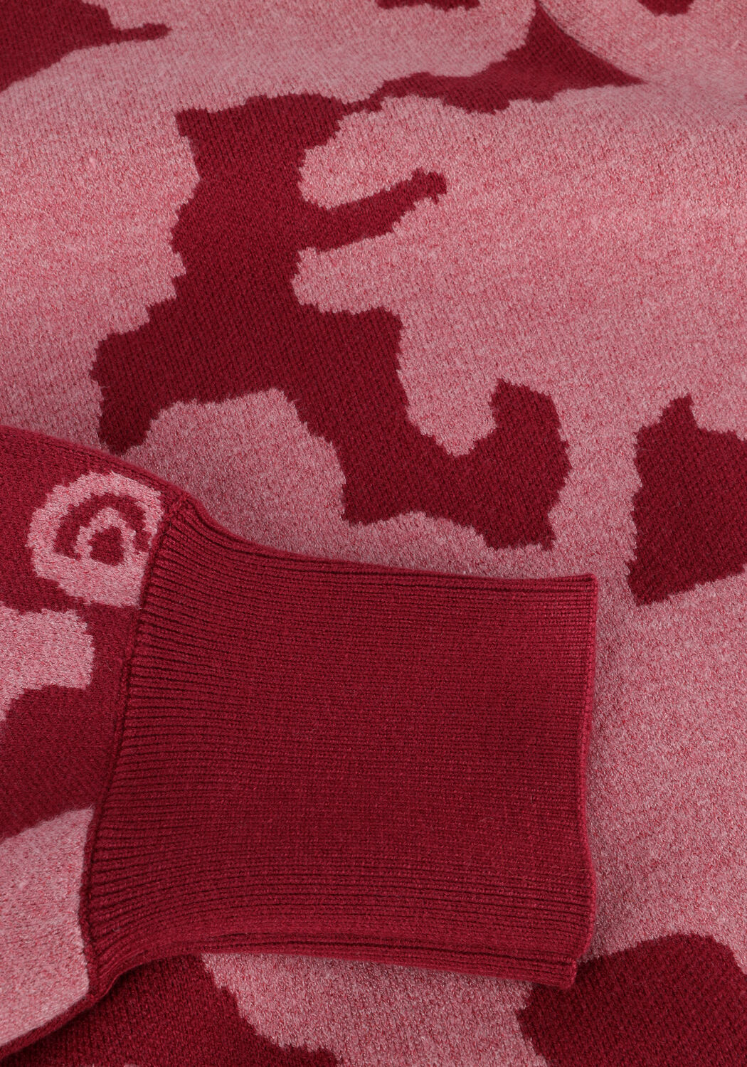 POM AMSTERDAM Pull CAMO RED en marron - large