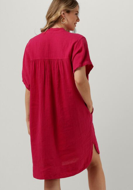 BY-BAR Mini robe AMBER LINEN DRESS Fuchsia - large