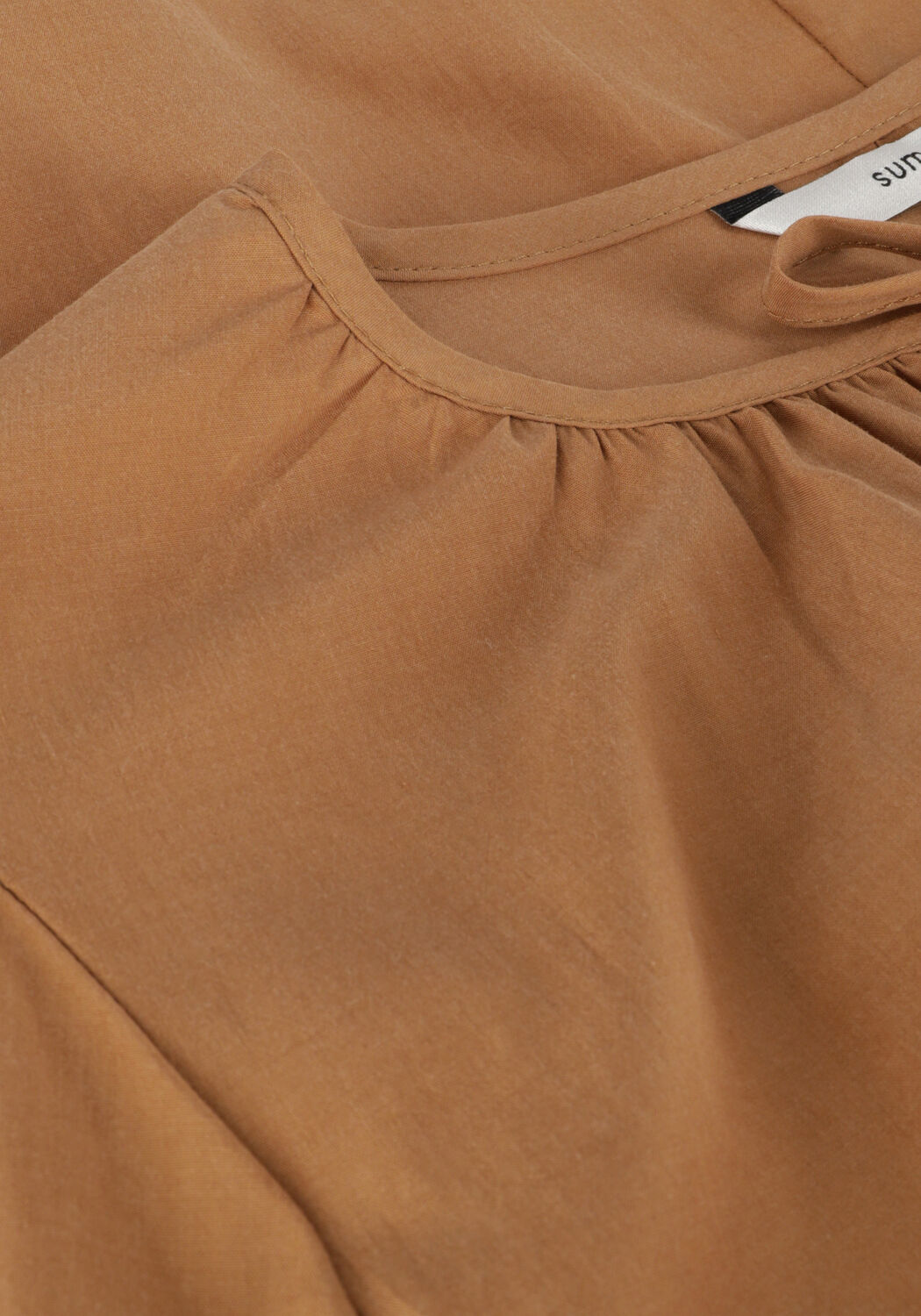 SUMMUM Haut TOP SHORT SLEEVES MODAL BLEND en marron - large