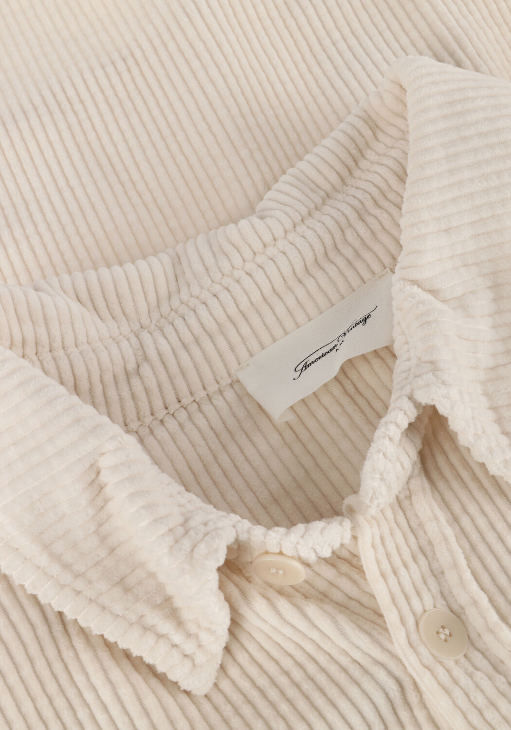 AMERICAN VINTAGE Chemise d&eacute;contract&eacute; PADOW &Eacute;cru - large