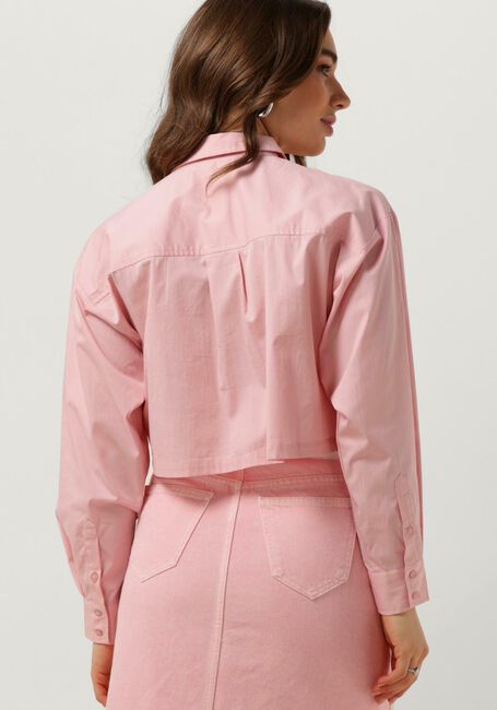 CO'COUTURE Blouse COTTON CRISP CROPPED SHIRT en rose - large