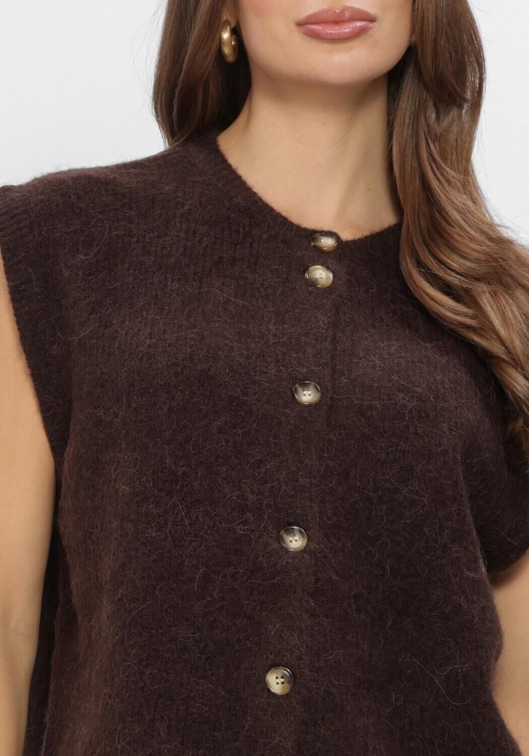 BOII STUDIOS Pull HIRSE en marron - large
