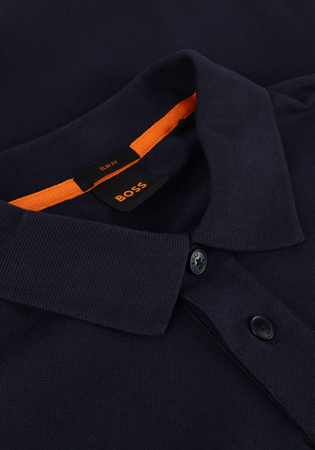 BOSS ORANGE Polo PASSERBY Bleu fonc&eacute; - large