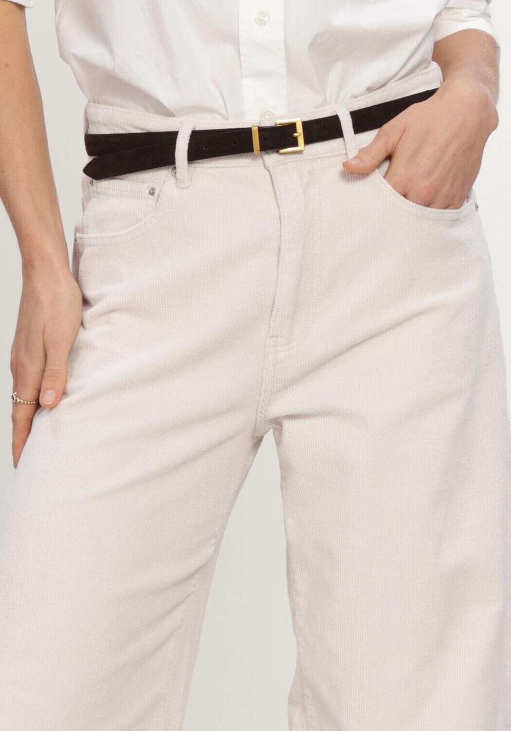 CATWALK JUNKIE Barrel jeans BOLD BARREL FIT CORDUROY TROUSERS en beige - large