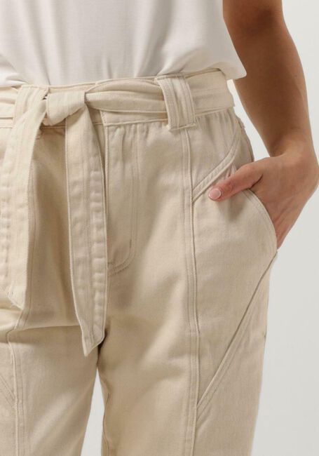 MINUS Pantalon VASIA HIGH WAISTED PANTS Crème - large