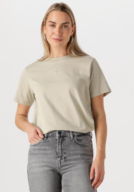 Beige MY ESSENTIAL WARDROBE T-shirt SEATTLEMW LOGO EMB. TEE - large