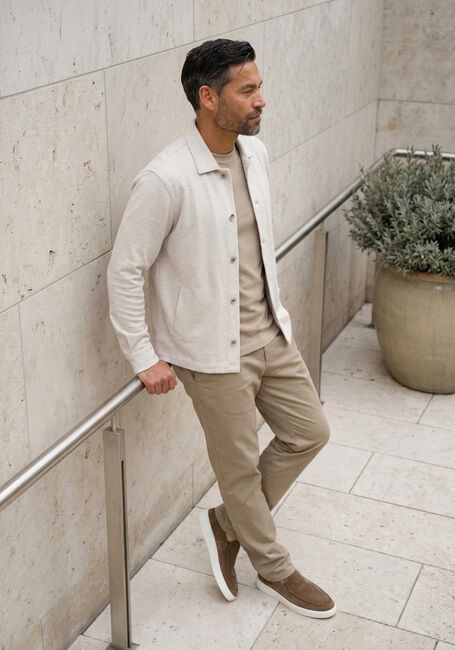 Beige GENTILUOMO T-shirt T-SHIRT SS - large