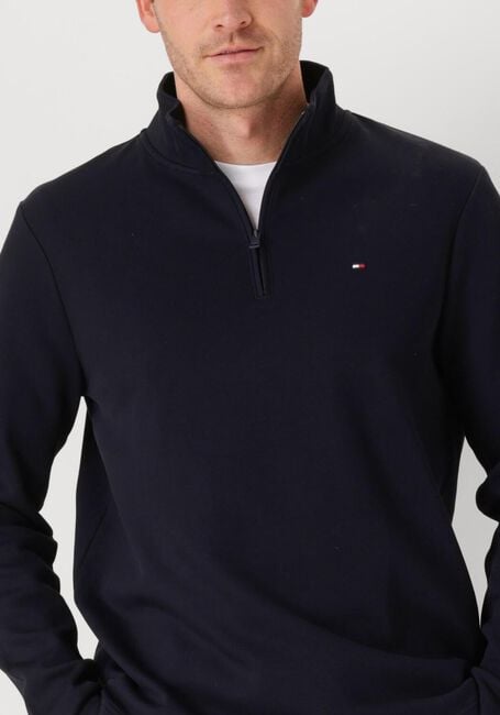 Donkerblauwe TOMMY HILFIGER Trui TECH 1/4 ZIP - large