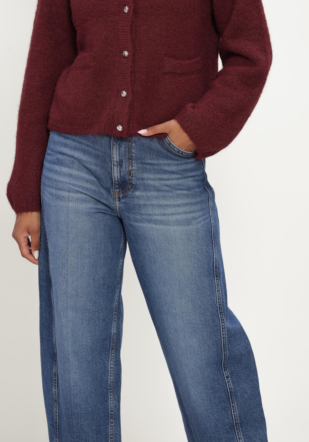 Blauwe MOS MOSH Straight leg jeans MMELVA ANTONIE JEANS - large