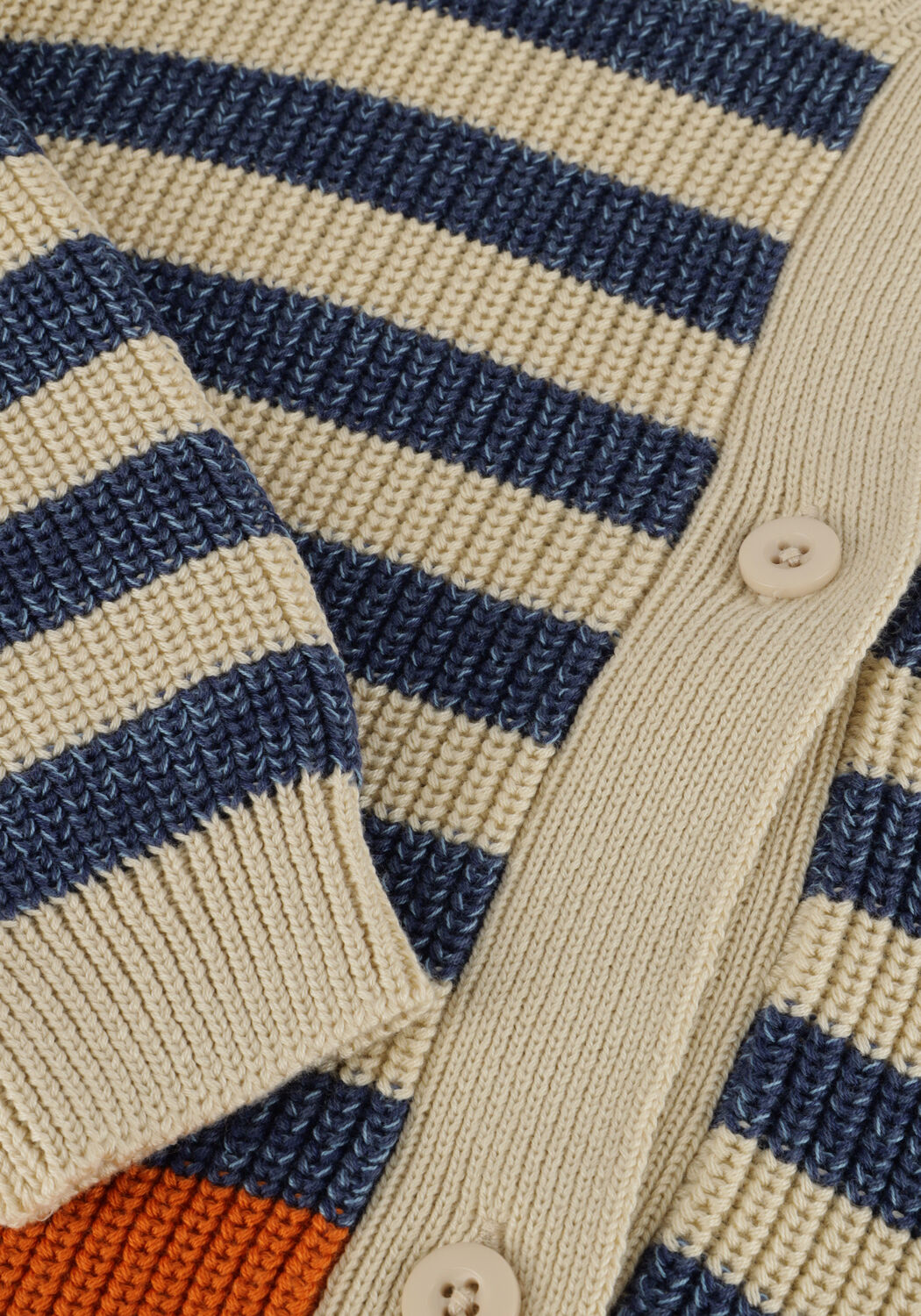 Multi YOUR WISHES Vest STRIPE KNIT RELAXED CARDIGAN - large