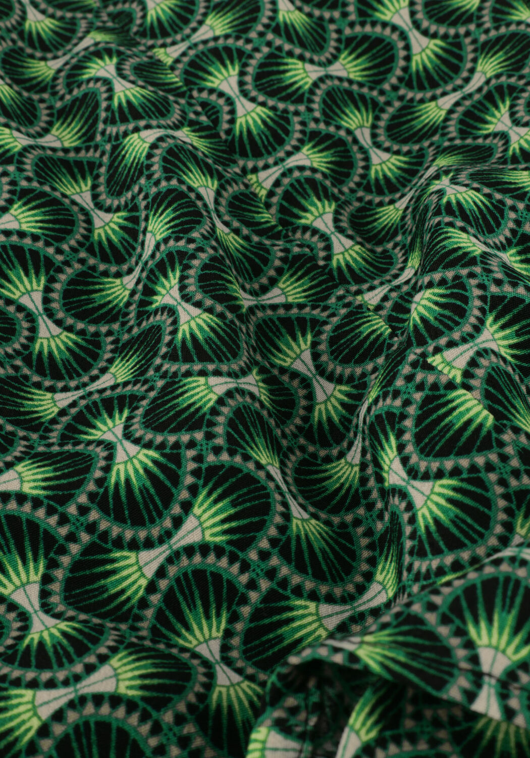 Groene COLOURFUL REBEL Minirok INA GRAPHIC SMOCK MINI SKIRT - large