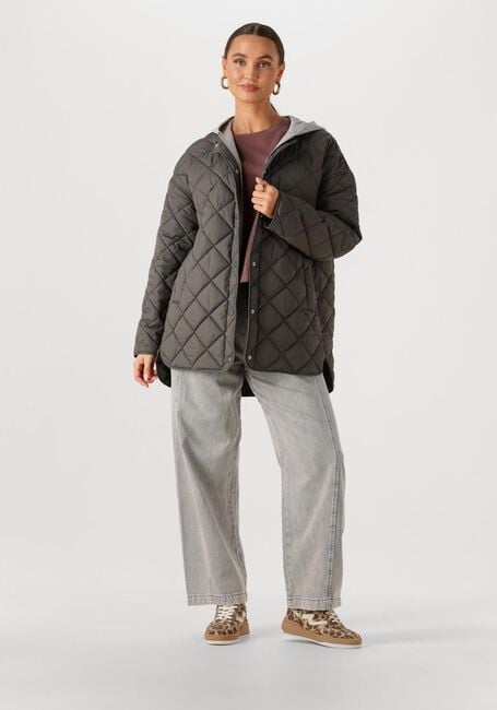 Donkergroene WITHBLACK Gewatteerde jas WBLMILANA QUILTED JACKET - large