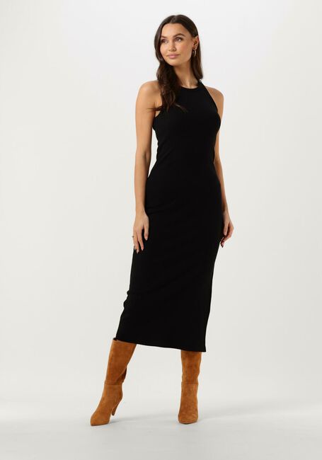 GESTUZ Robe midi DREWGZ SL LONG DRESS NOOS en noir - large