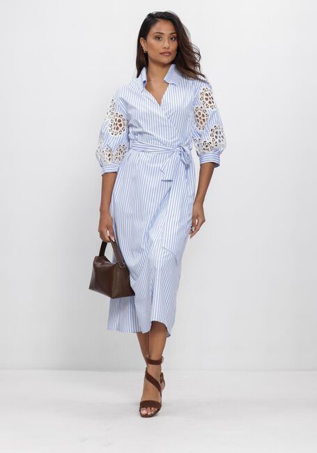 Blauwe ANA ALCAZAR Midi jurk 041782-3801 - large