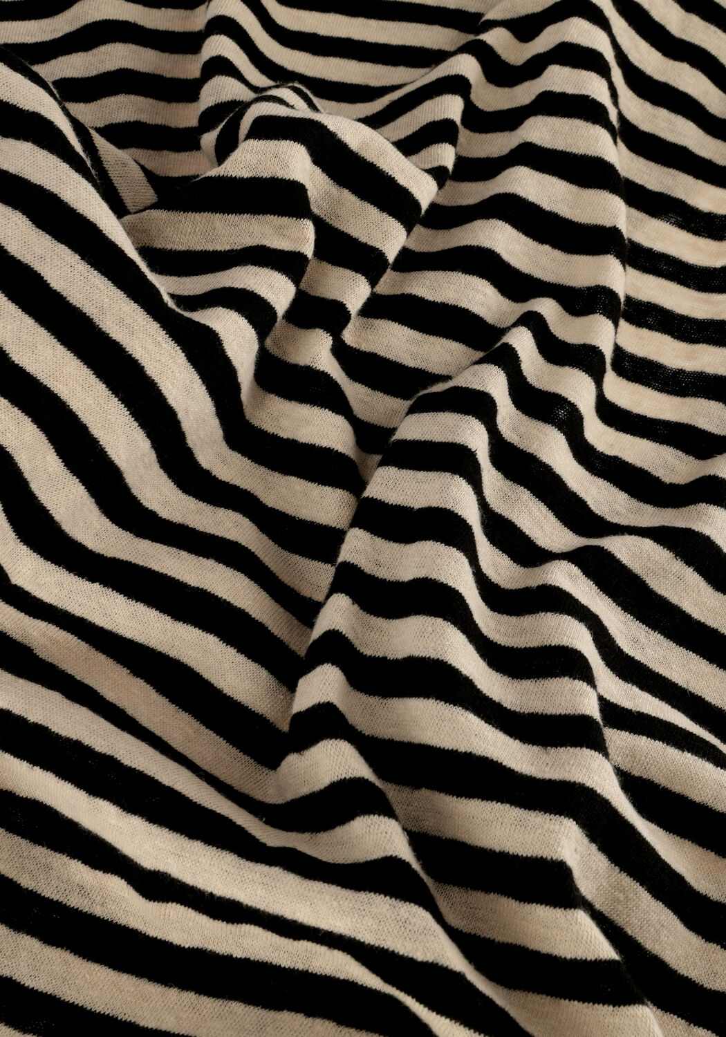 PENN & INK Haut T-SHIRT STRIPE en noir - large