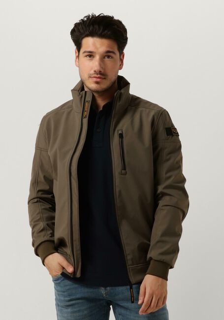 PME LEGEND Jack BOMBER JACKET SKYGLIDER SOFTSHELL en vert - large