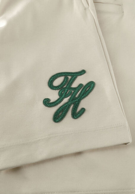 TOMMY HILFIGER Pantalon courte TH SCRIPT GRAPHIC SWEATSHORTS Cr&egrave;me - large