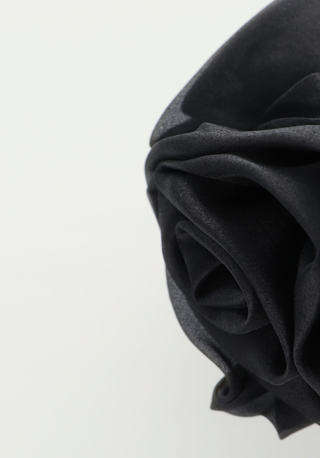 Zwarte BECKSONDERGAARD Haaraccessoires ORGANZA FLOWER HAIR CLAW - large