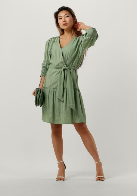 Groene MINUS Mini jurk SALMIA SHORT DRESS 3/4 Groene MINUS Mini jurk SALMIA SHORT DRESS 3/4 - large