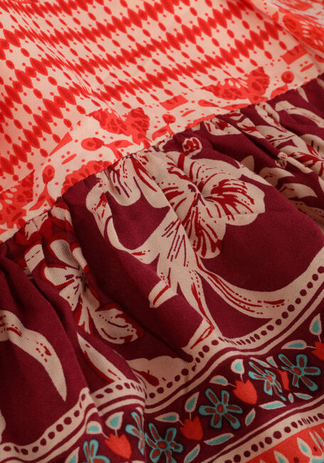 LOLLYS LAUNDRY Robe maxi NEELL MAXI DRESS LS en rouge - large
