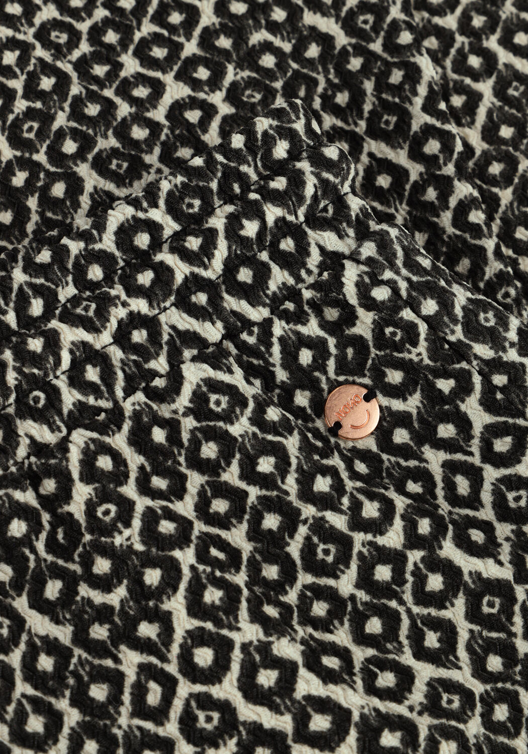 NONO Pantalon &eacute;vas&eacute; SADY IKAT FLARED PANTS en beige - large