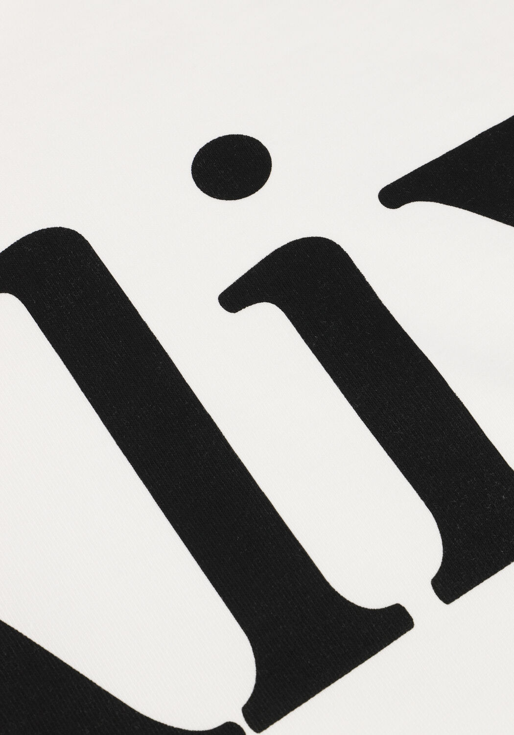 ALIX THE LABEL T-shirt LADIES KNITTED ALIX T-SHIRT en blanc - large