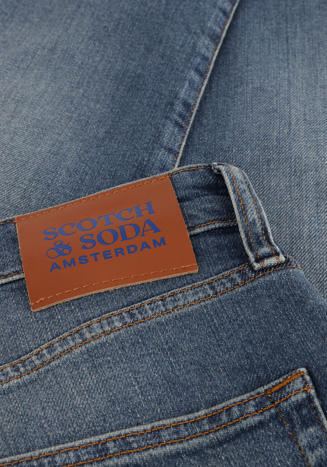 SCOTCH & SODA Slim fit jeans CORE THE ZEE STRAIGHT JEANS en bleu - large