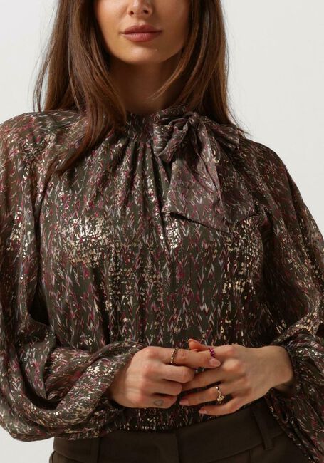 SUMMUM TOP ARROW FOIL PRINT Blouses en multicolore - large