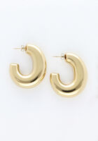 NOTRE-V EARRING BIG Boucles d'oreilles en or - medium