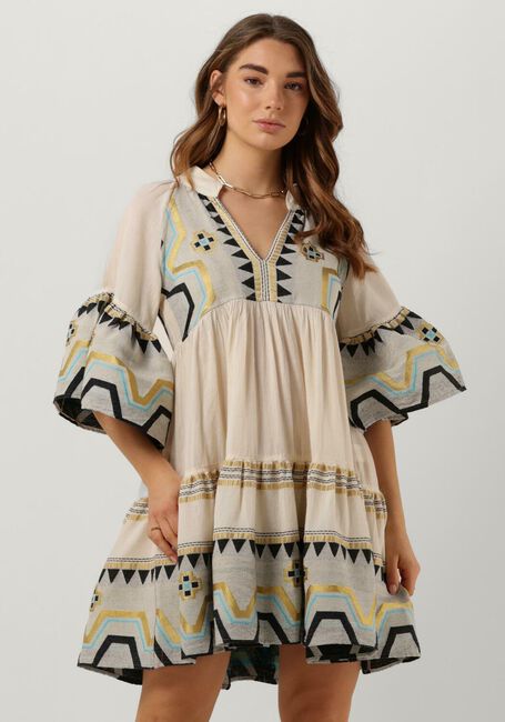 Gebroken wit NEMA Mini jurk MEDORA - large