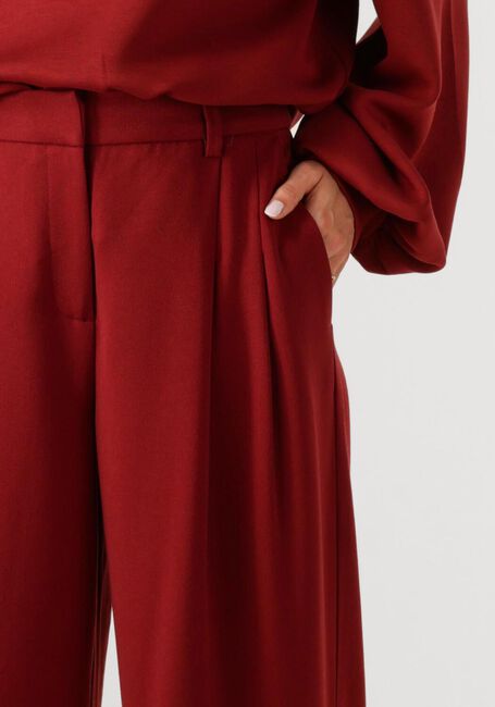 Rode MSCH COPENHAGEN Broeken/jumpsuits MSCHHENRIKA HW PANTS - large