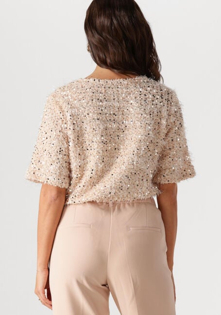 NUKUS Haut OCTAVIA TOP PAILLET en rose - large
