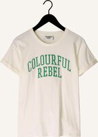 COLOURFUL REBEL T-shirt CR PATCH BOXY TEE Blanc COLOURFUL REBEL T-shirt CR PATCH BOXY TEE Blanc - medium