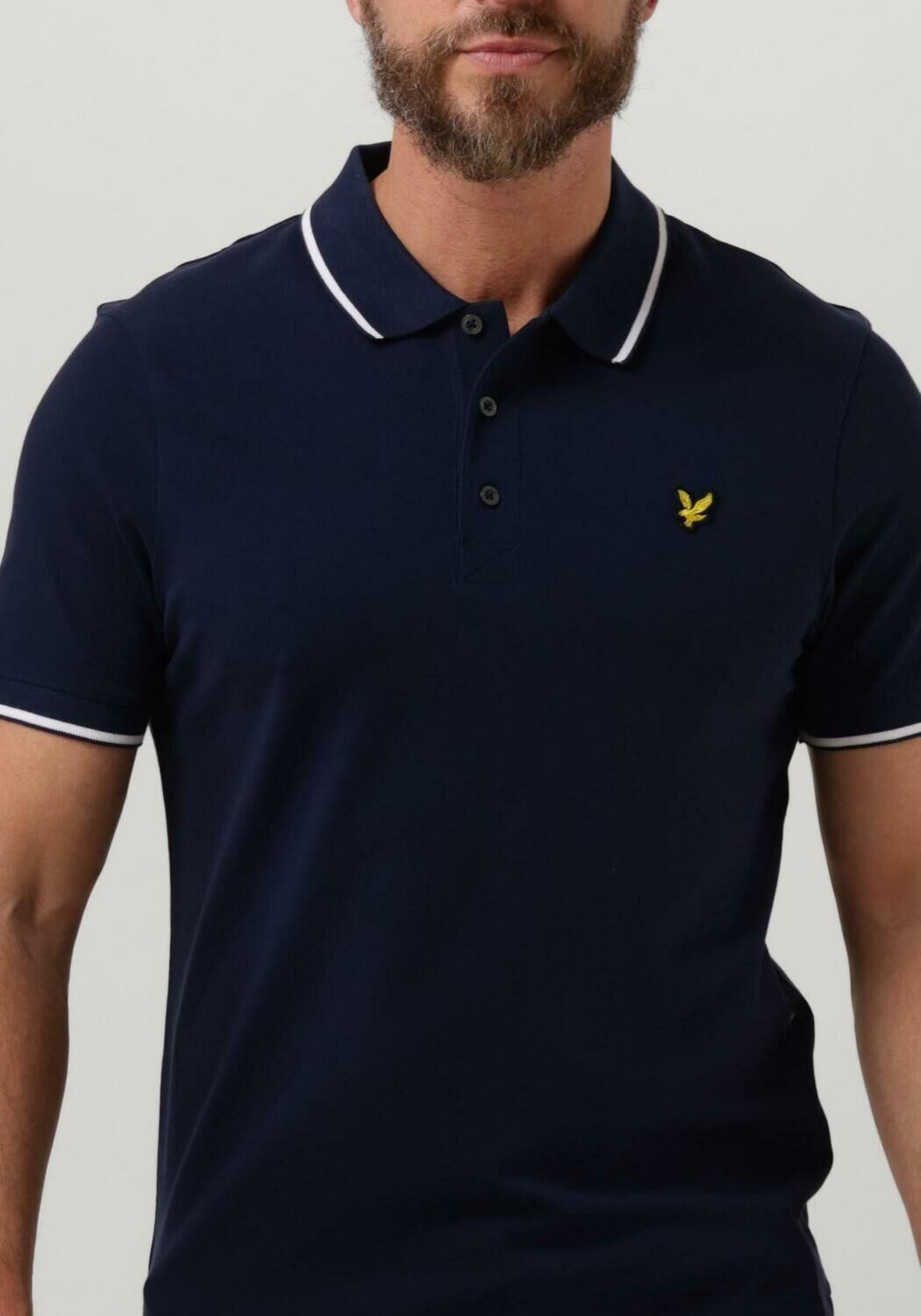 LYLE SCOTT Polo TIPPED POLO SHIRT Bleu fonce Omoda