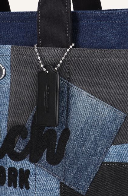 COACH PATCHWORK DENIM CARGO TOTE COACH PATCHWORK DENIM CARGO TOTE - large