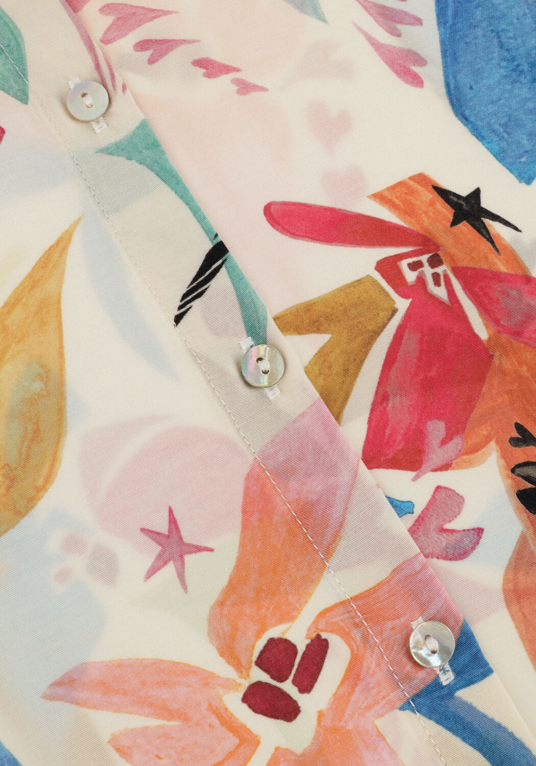 POM AMSTERDAM MILA 7149 Blouses en bleu - large