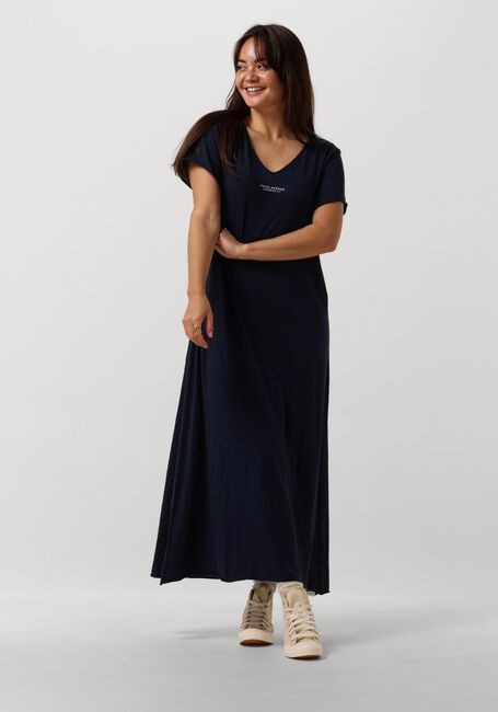 PENN & INK Robe midi DRESS PRINT Bleu foncé - large