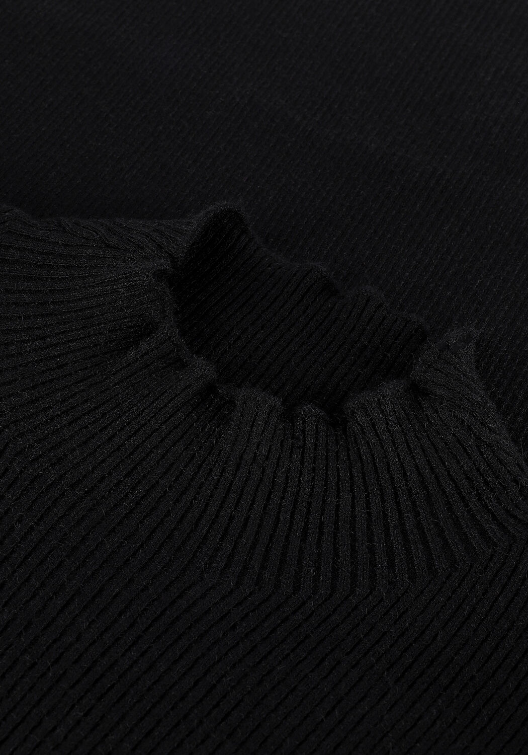 Zwarte MSCH COPENHAGEN Midi jurk MALLORY LIKE LS DRESS - large