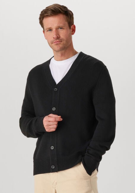 SELECTED MEN Gilet SLHTRAY LS MERINO CHUNKY V-NECK CARDIGAN en noir - large