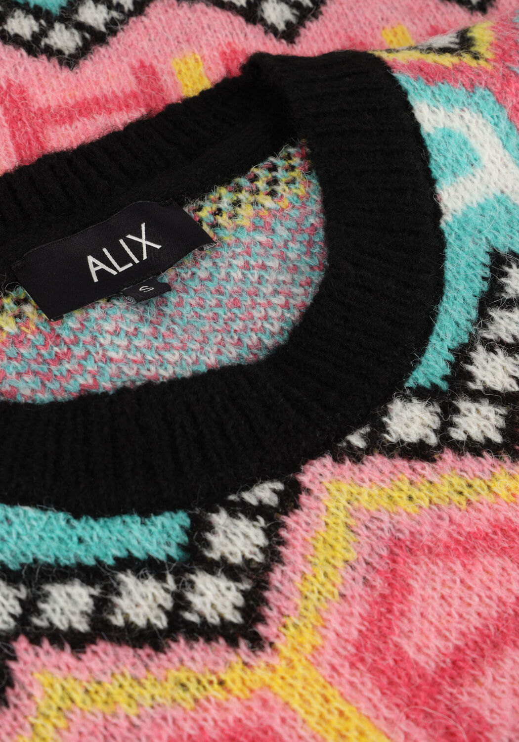 ALIX THE LABEL Pull LADIES KNITTED MULTI COLOUR PULLOVER en multicolore - large