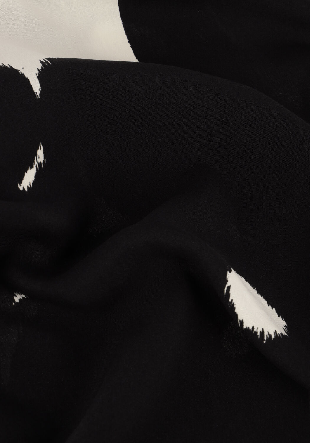 Gebroken wit JANSEN AMSTERDAM  WBP764 BLOUSE PRINT WITH PUFFSLEEVES - large