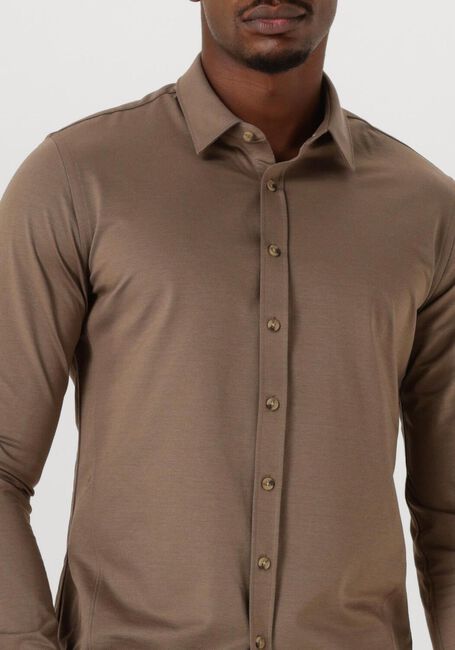CAST IRON Chemise décontracté CF TECH TWILL JERSEY en marron - large