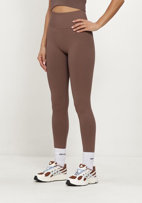Bruine AIM'N Broeken/jumpsuits SHAPE SEAMLESS TIGHTS - large