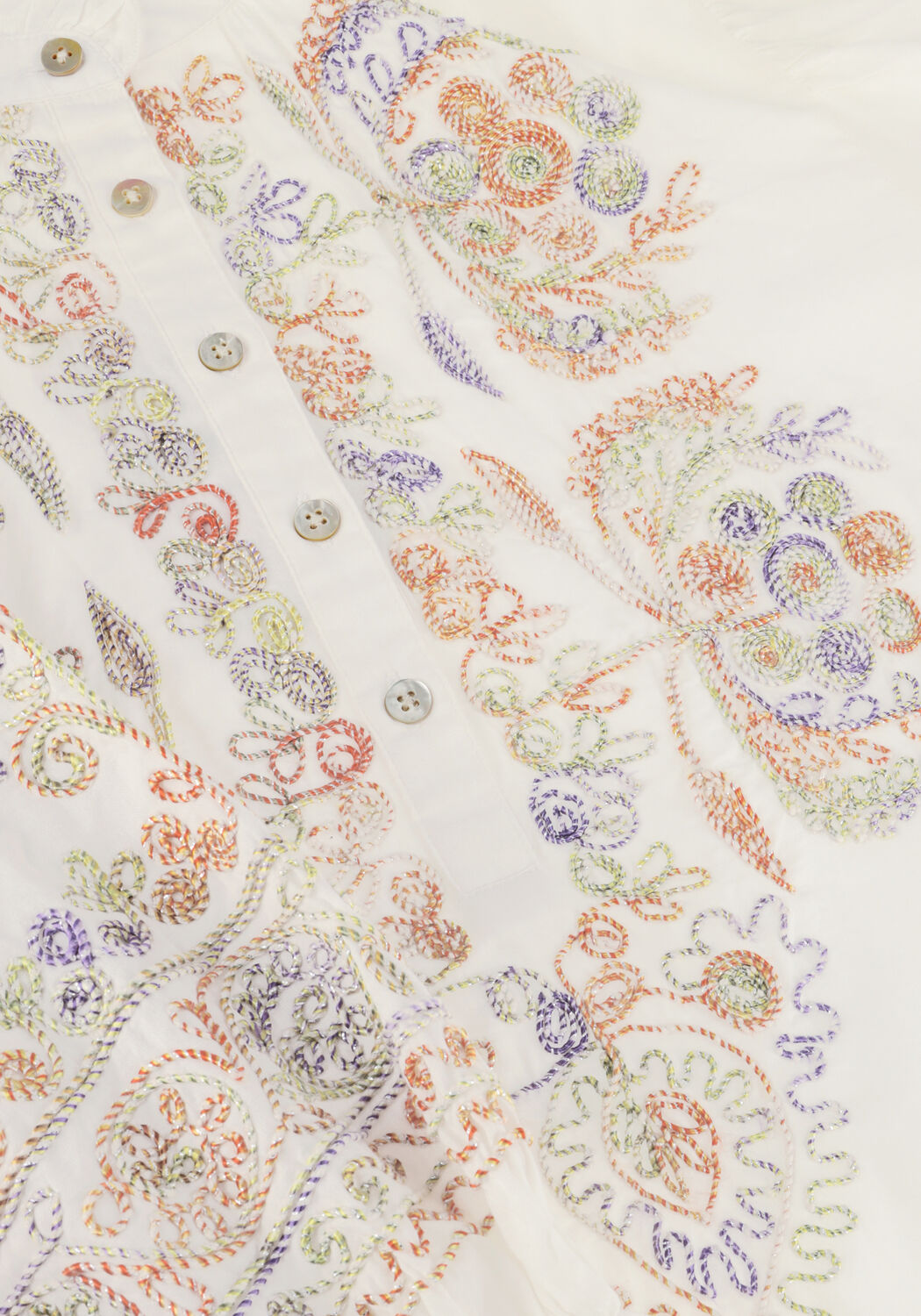 Creme ANTIK BATIK  NEIL BLOUSE - large