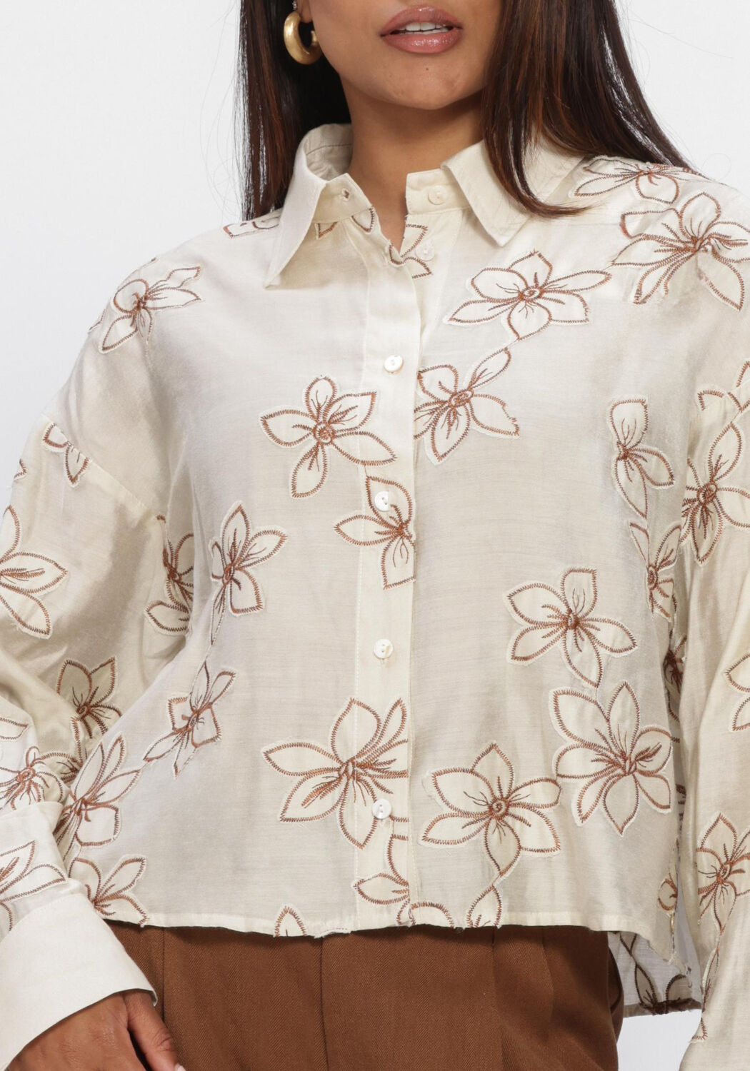 NUKUS BAILEY BLOUSE FLOWER Blouses &Eacute;cru - large