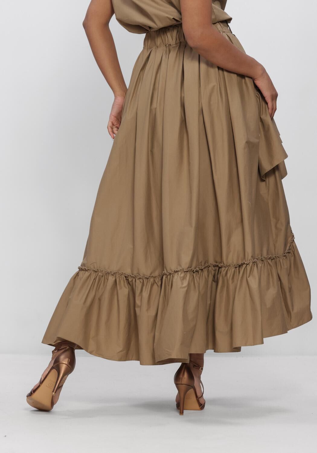 JOSH V Jupe midi TARRANT Kaki - large