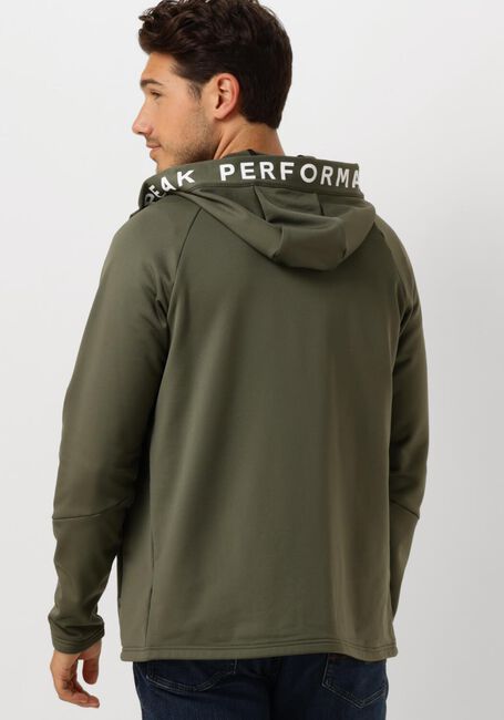 PEAK PERFORMANCE Gilet M RIDE ZIP HOOD en vert - large