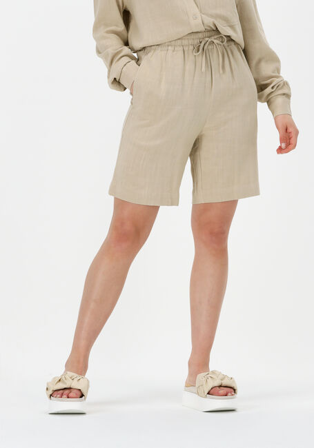Beige ESM&Eacute; STUDIOS Broeken/jumpsuits MAREN LOOSE SHORTS - large