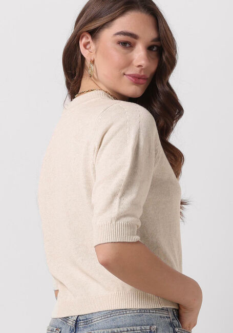 KNIT-TED T-shirt FLEUR Sable - large