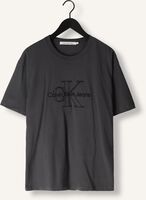 CALVIN KLEIN T-shirt MONOLOGO WASHED TEE en gris CALVIN KLEIN T-shirt MONOLOGO WASHED TEE en gris - medium